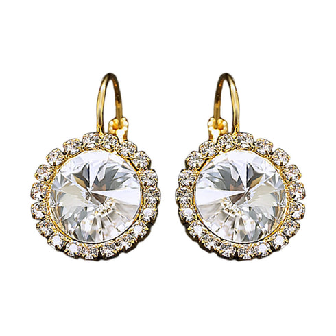 Auskarai "Klaris" su Swarovski™ kristalais